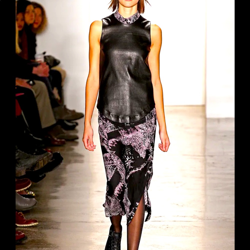 Beautiful WAYNE leather tank top